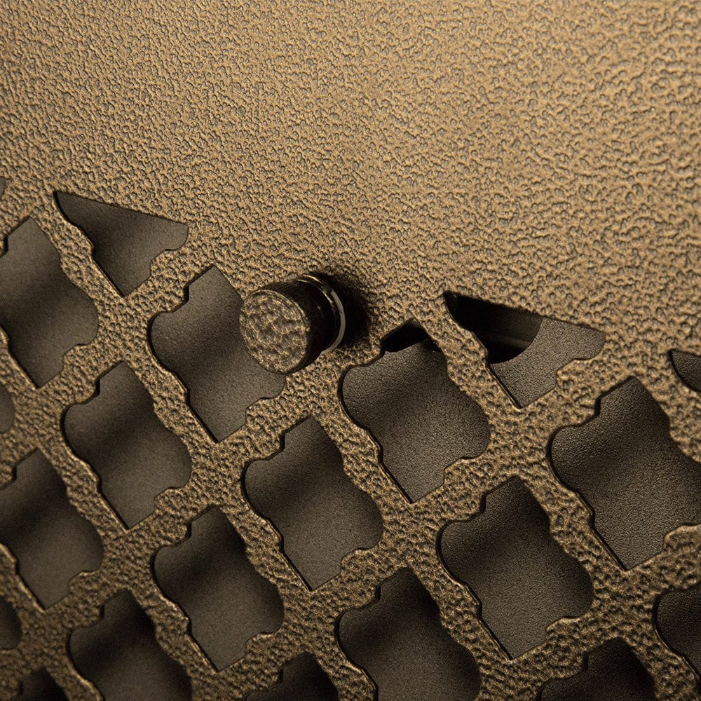 13" Solid Steel Tuscan Gravity Baseboard Register