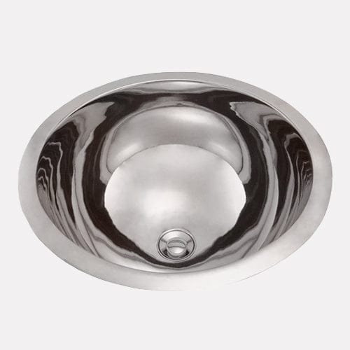 14" Harlan Smooth Polished Nickel-Plated Copper Sink