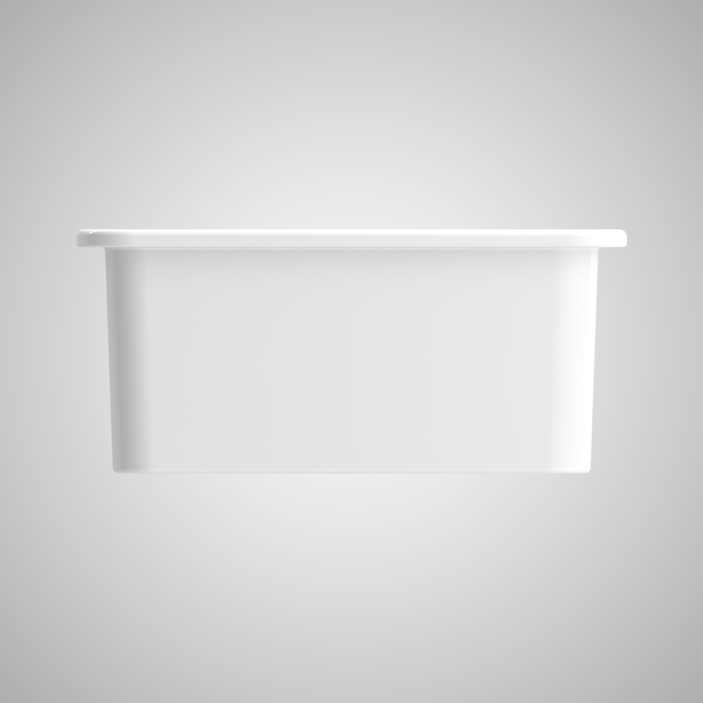 18" Fanhaver Fireclay Single-Bowl Undermount Kitchen Sink