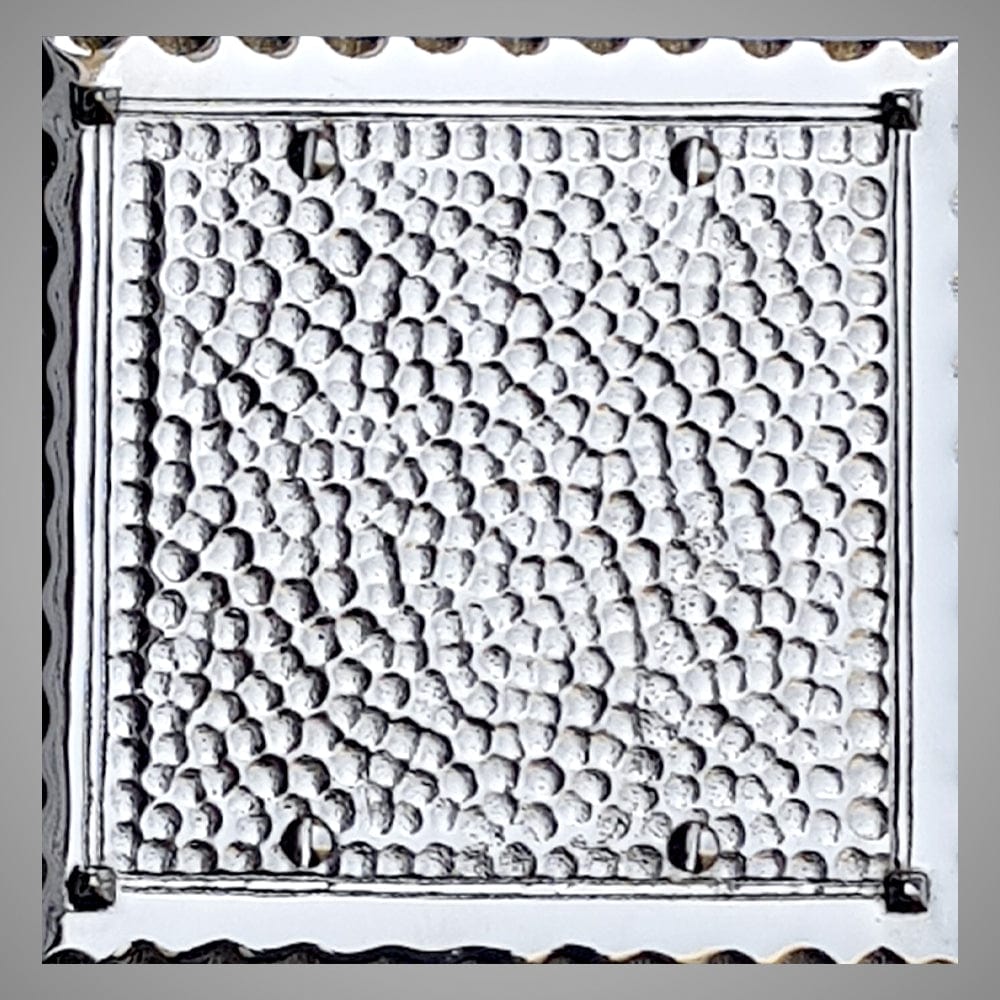 2 Blank Wall Plate - Hammered Design