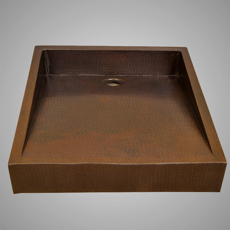 20" Condesa Hammered Copper Vessel Sink