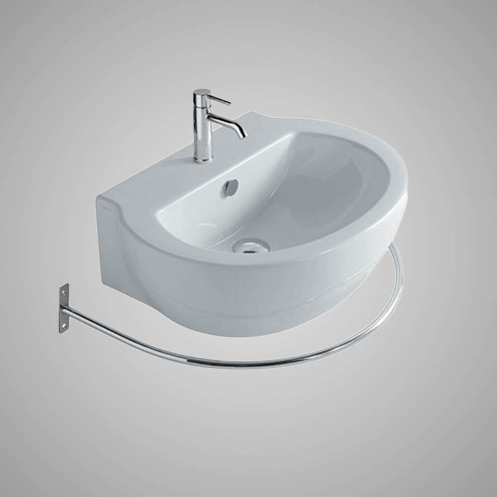 20" Zadar Fireclay Wall-Mount Sink