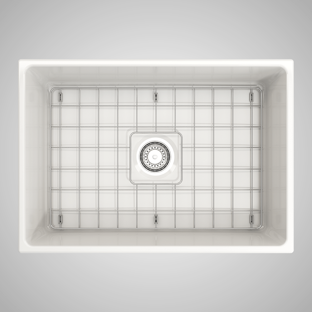 27" Vancovia Fireclay Single-Bowl Farmhouse Sink