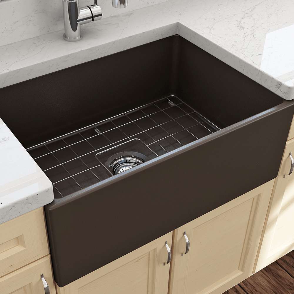 27" Vancovia Fireclay Single-Bowl Farmhouse Sink