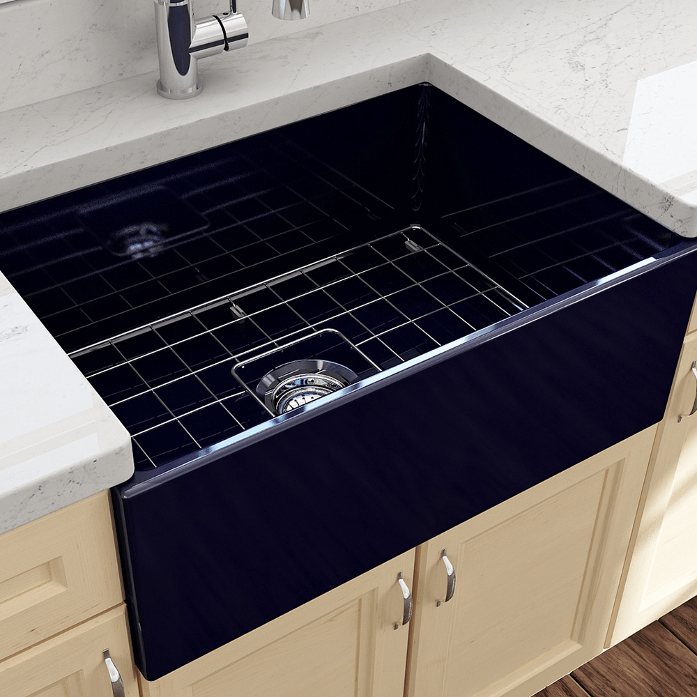 27" Vancovia Fireclay Single-Bowl Farmhouse Sink