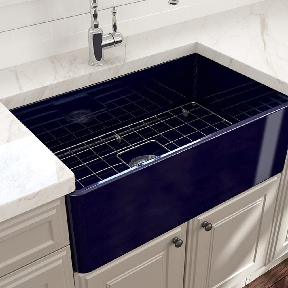 30" Dreason Fireclay Single-Bowl Farmhouse Kitchen Sink