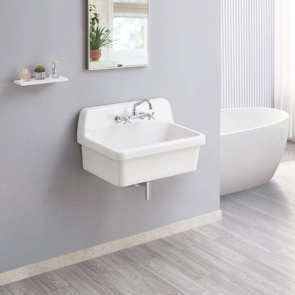 30" Fespen Vitreous China Wall-Mount Bathroom Sink