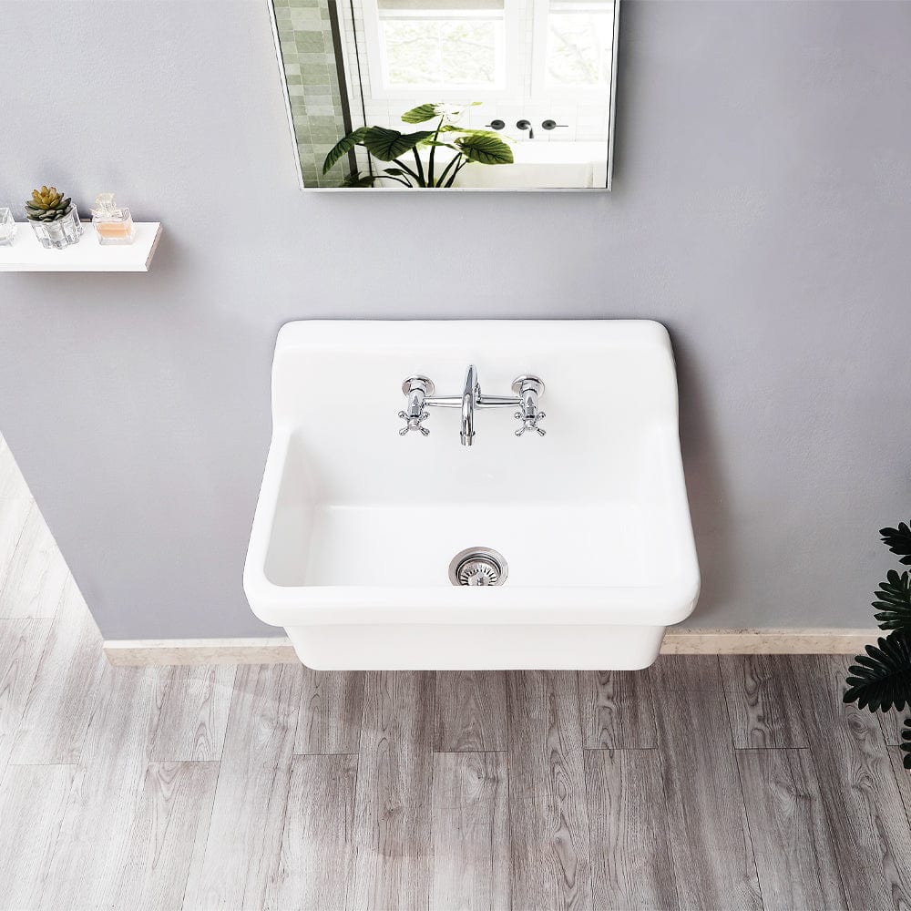 30" Fespen Vitreous China Wall-Mount Bathroom Sink