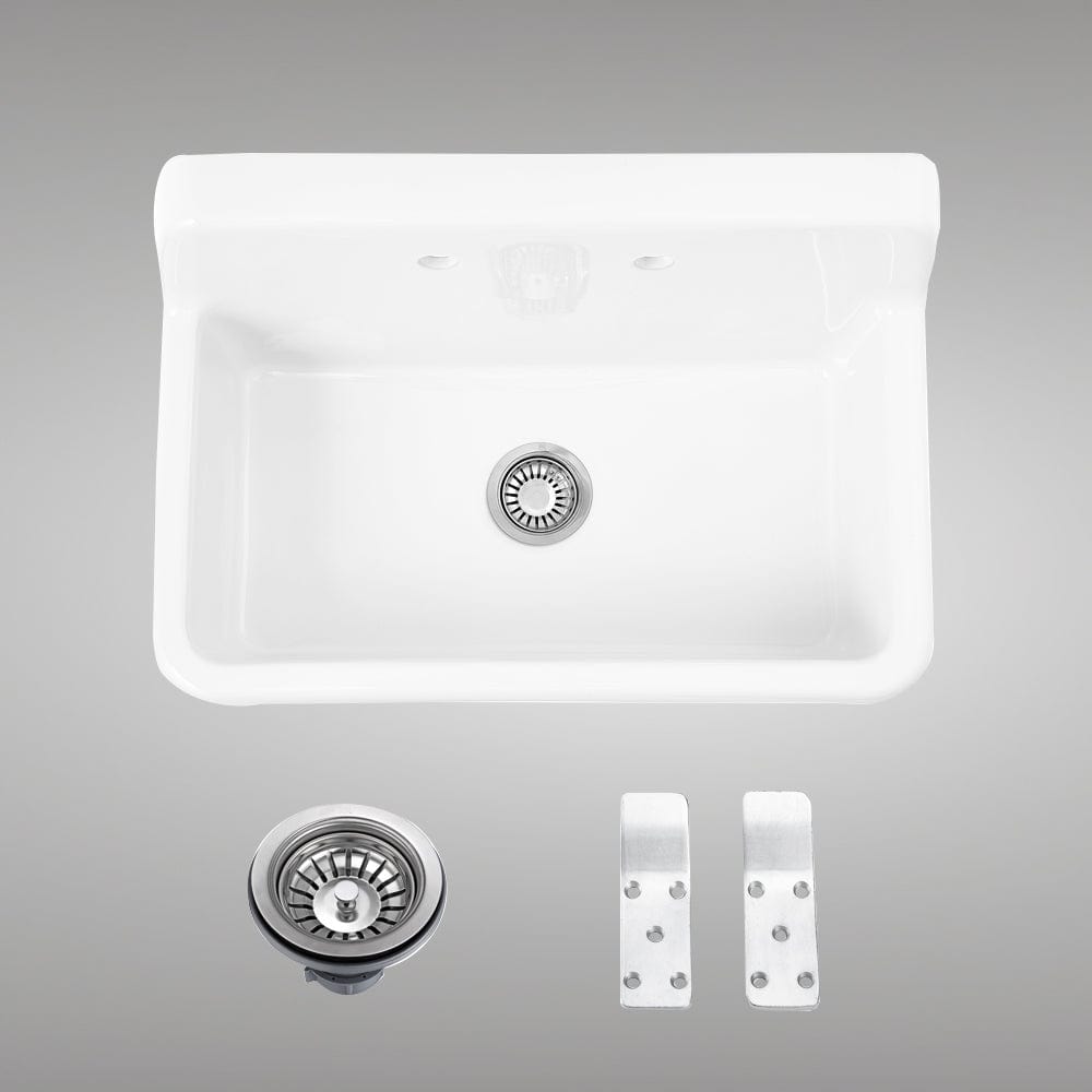 30" Fespen Vitreous China Wall-Mount Bathroom Sink