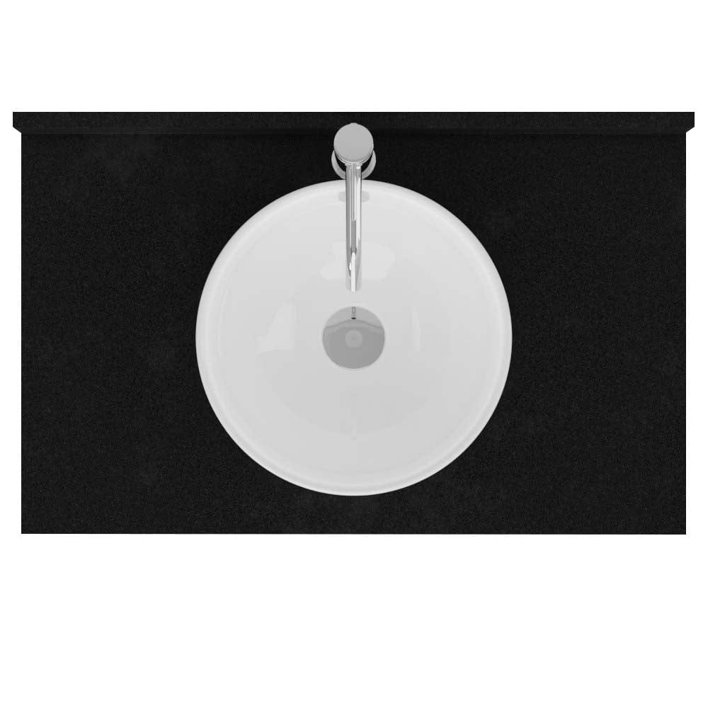 30" Narrow Mission Unfinished Red Oak Vanity for Vessel Sink - 34" Height