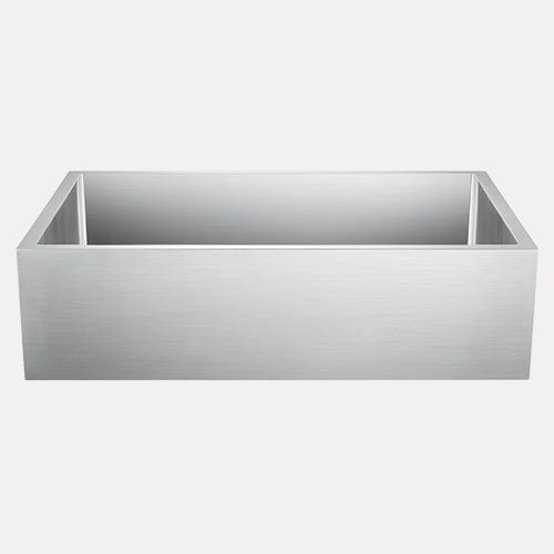 30" Panola Stainless Steel Single-Bowl Farmhouse Sink
