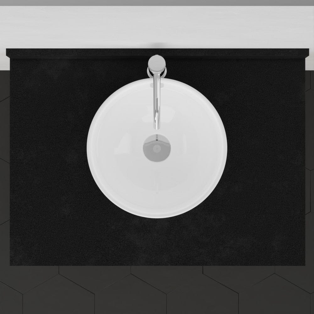 30" Unpainted Shaker Style Poplar Wood Vanity for Vessel Sink - 34" Height