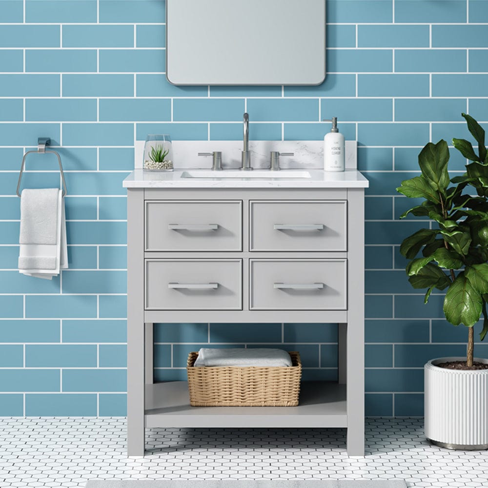 31" Brockton Vanity for Rectangular Undermount Sink