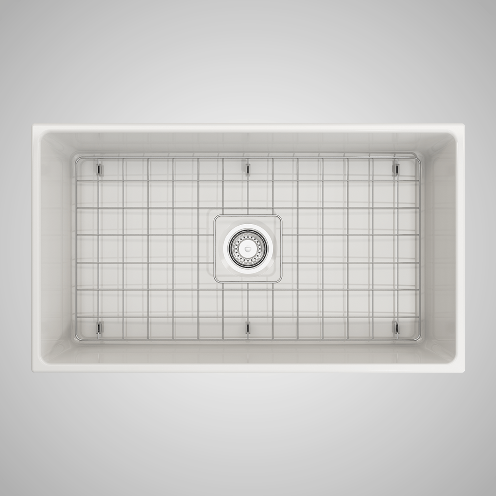 33" Anton Fireclay Single-Bowl Farmhouse Sink