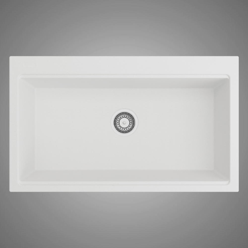 34" Enya Granite Composite Workstation Sink with HPL Covers