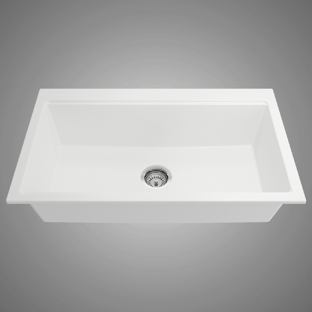 34" Enya Granite Composite Workstation Sink with HPL Covers