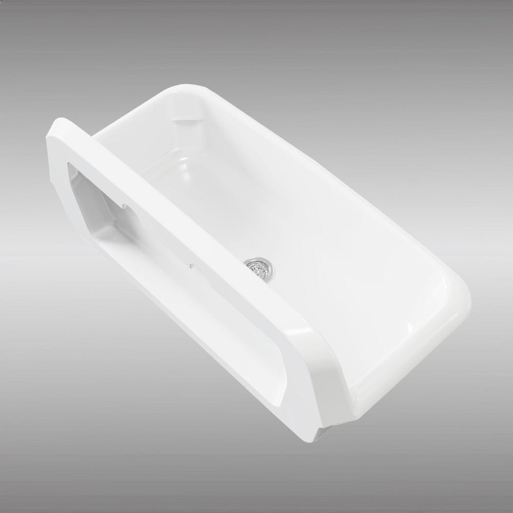 36" Epsey Vitreous China Wall-Mount Bathroom Sink