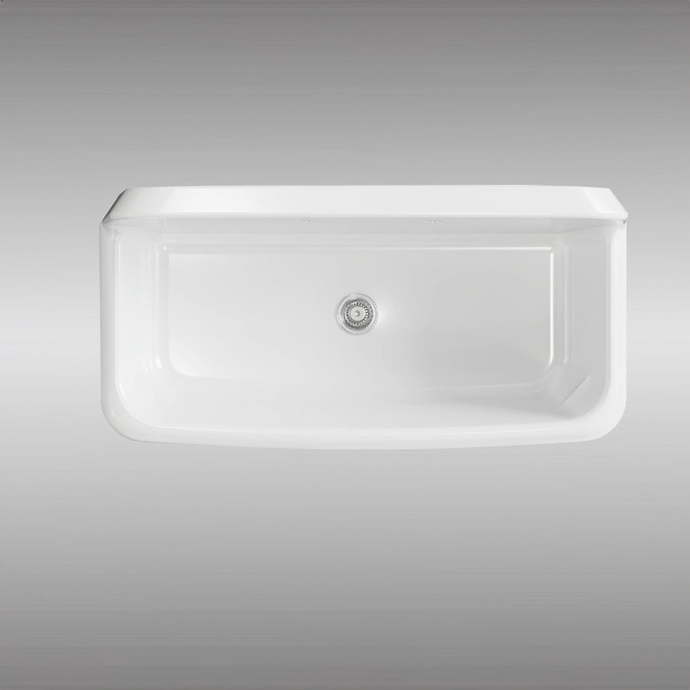 36" Epsey Vitreous China Wall-Mount Bathroom Sink