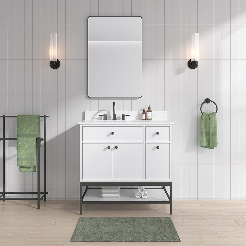 36" Mallory Vanity for Recatangular Undermount Sink