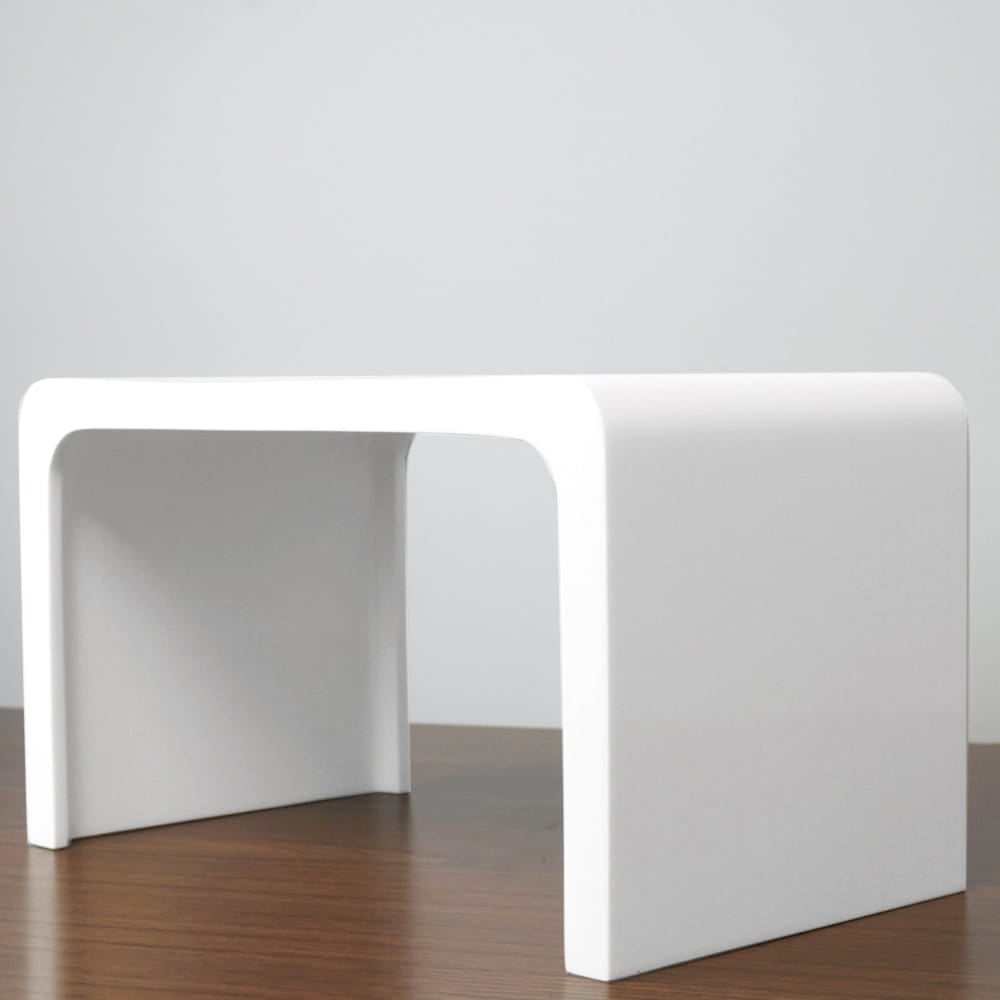 43" Haru Solid Surface Stone Resin Japanese Rectangular Soaking Bathtub with Integral Seat