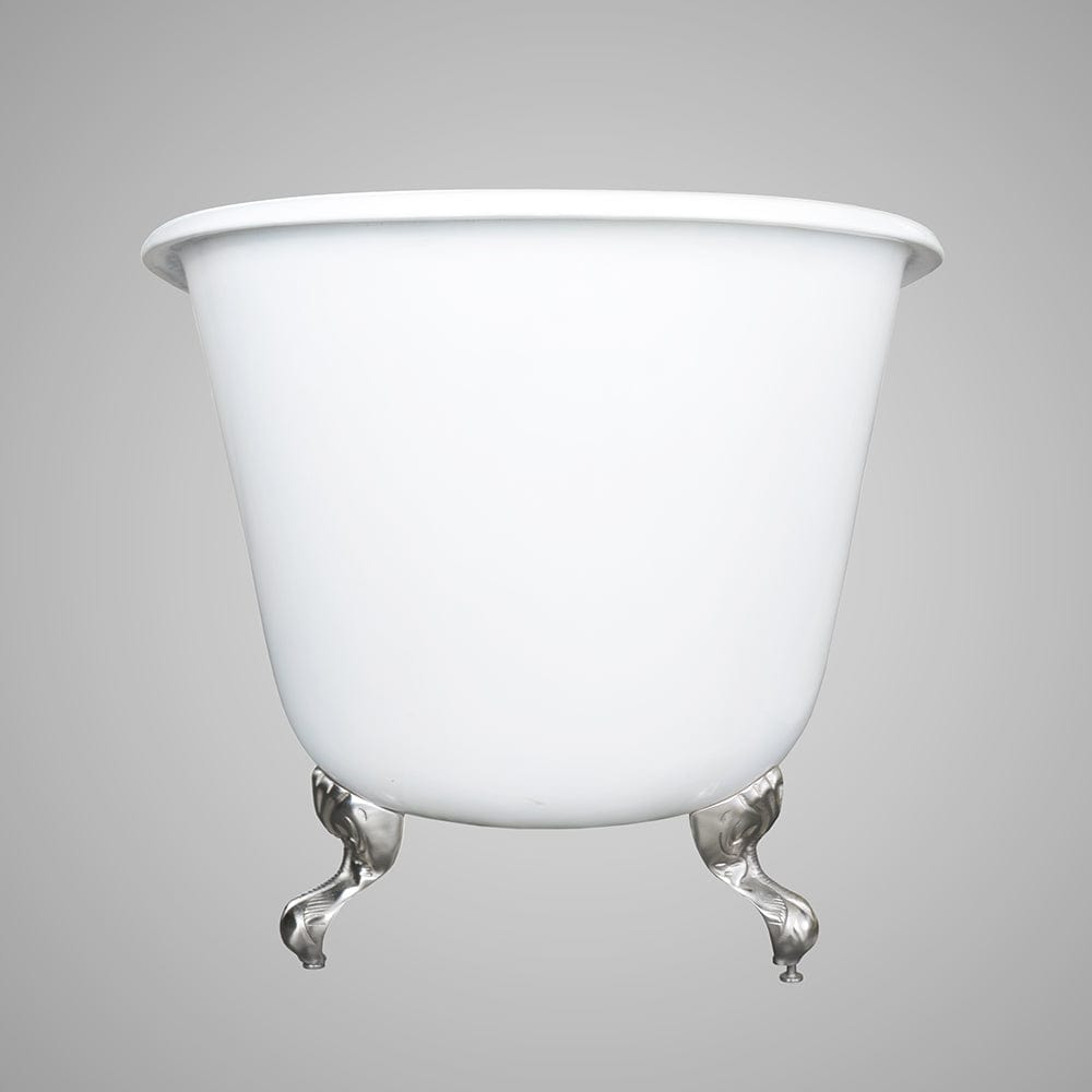 53" Abilene Cast Iron Slipper Clawfoot Tub - No Faucet Holes