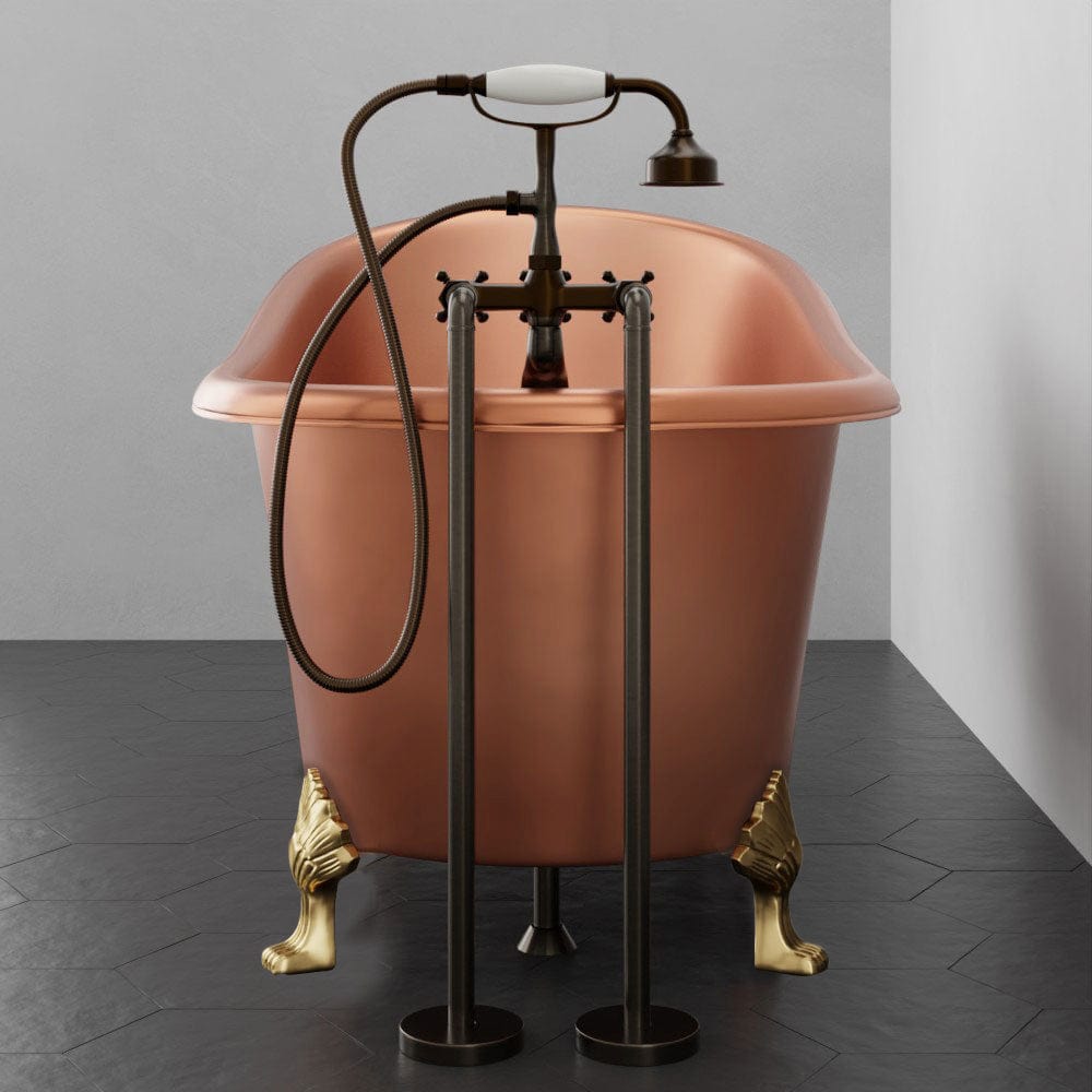 54" Dextara Copper Slipper Clawfoot Tub