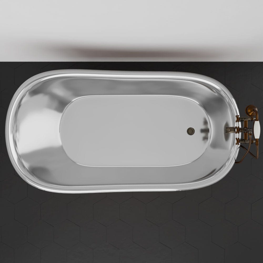 59" Dester Copper Slipper Clawfoot Tub