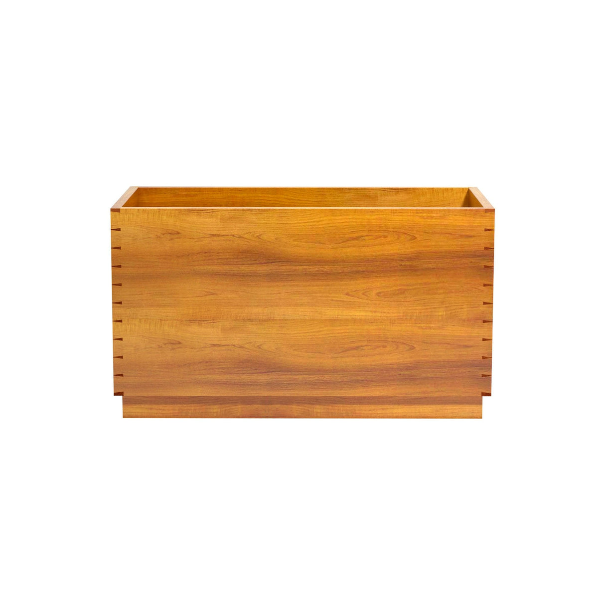 59" Dunken Handcrafted Natural Wood Japanese Soaking Tub