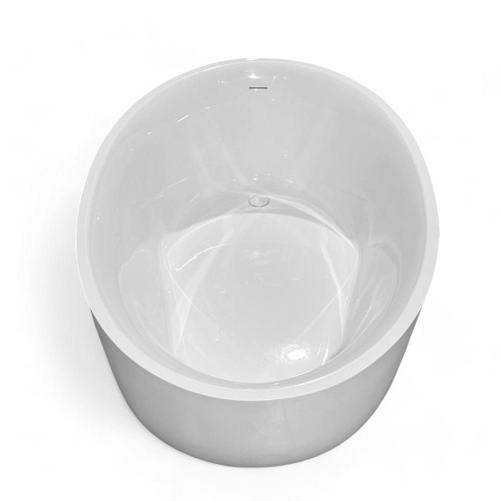 60" Holmes Extra Wide Acrylic Freestanding Tub