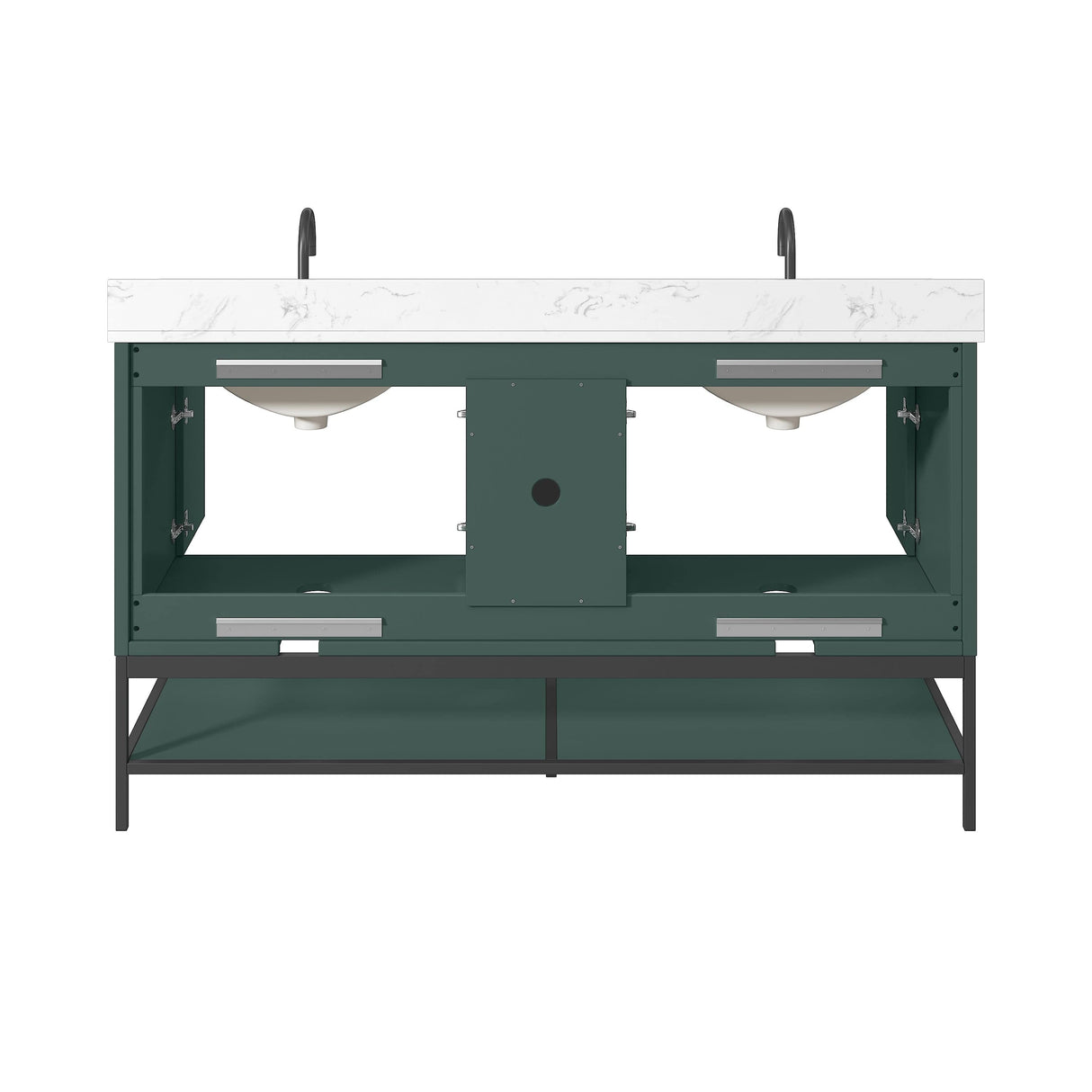 60" Mallory Vanity for Recatangular Undermount Sink