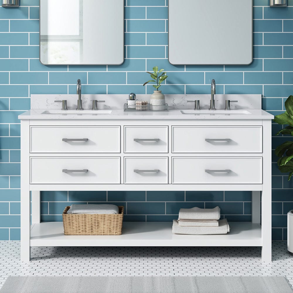 61" Brockton Vanity for Rectangular Undermount Sink