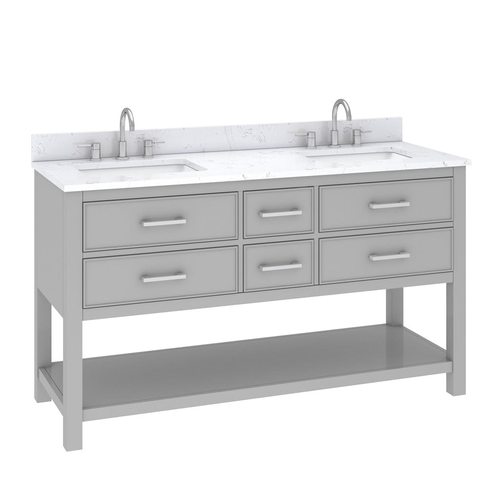 61" Brockton Vanity for Rectangular Undermount Sink