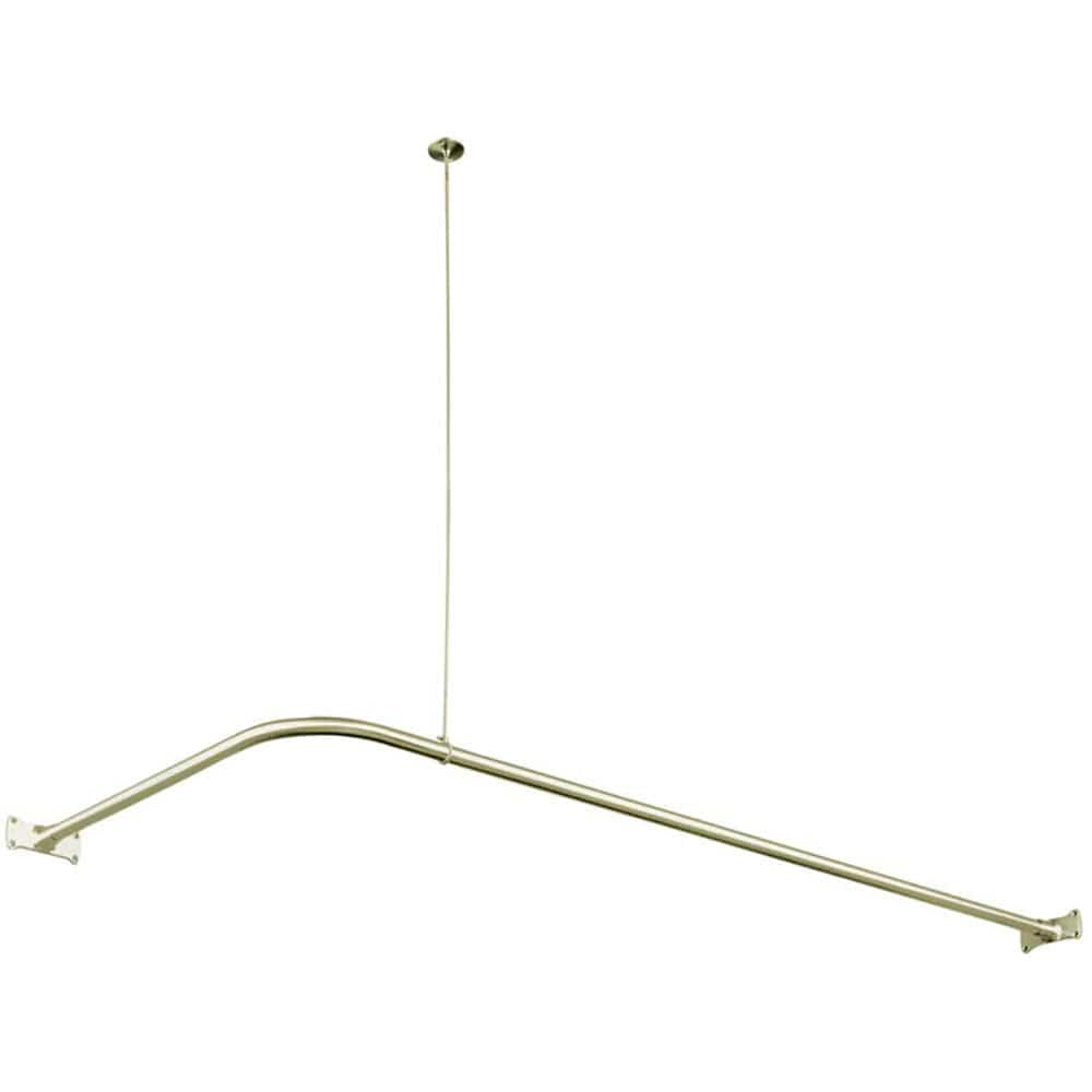63" Thea L-Shaped Shower Rod