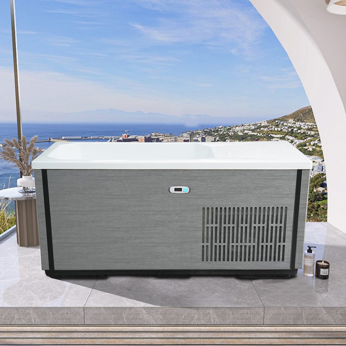 67" Isolde Cold Plunge Acrylic Rectangular Freestanding Tub