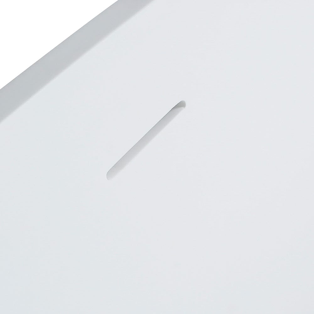 67" Pico Solid Surface Stone Resin Freestanding Bathtub