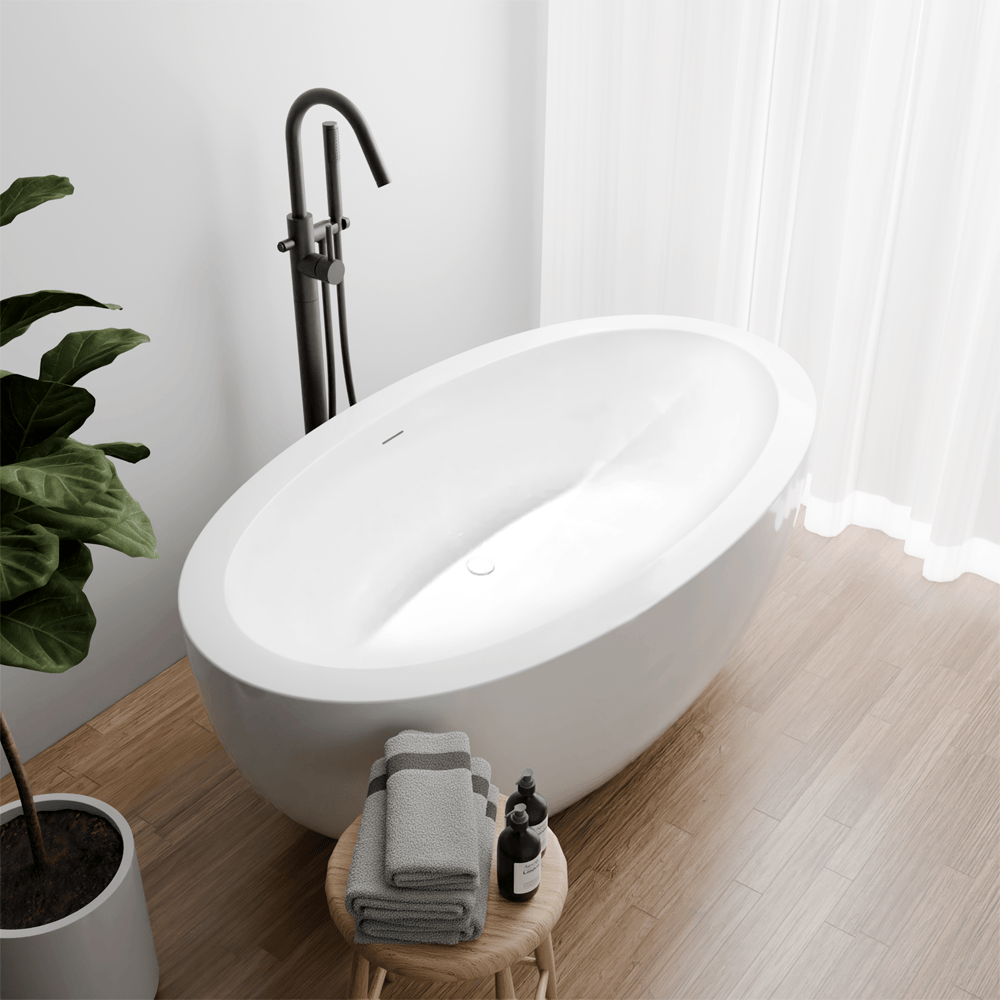 67" Scott Extra Wide Acrylic Freestanding Tub