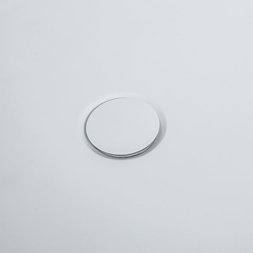 67" Topaz Solid Surface Stone Resin Freestanding Bathtub