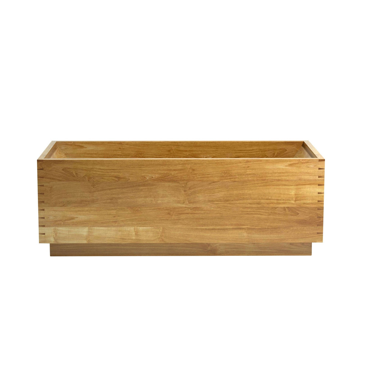 71" Venator Handcrafted Natural Wood Tub