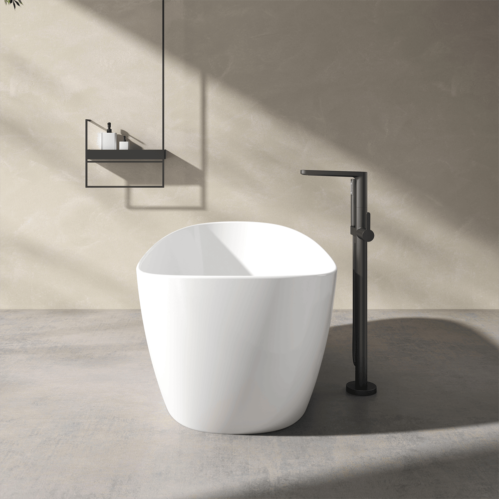72" Bandon Solid Surface Stone Resin Freestanding Tub - Matte