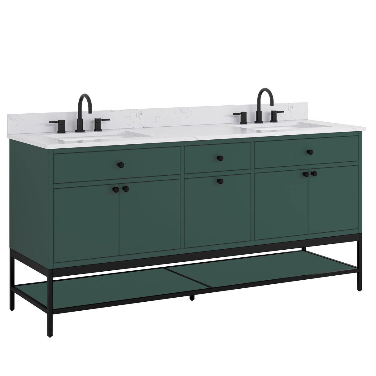 72" Mallory Vanity for Recatangular Undermount Sink
