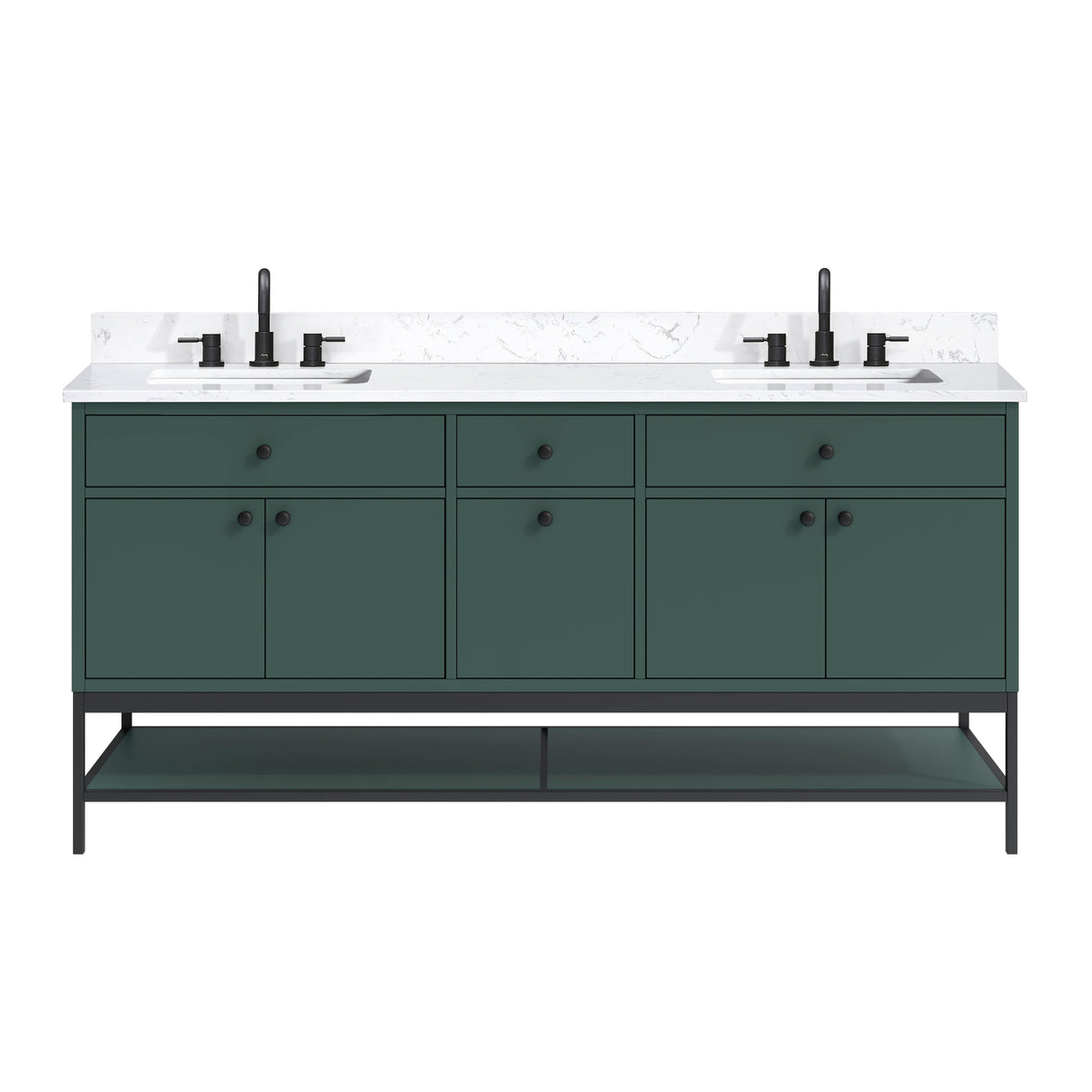 72" Mallory Vanity for Recatangular Undermount Sink