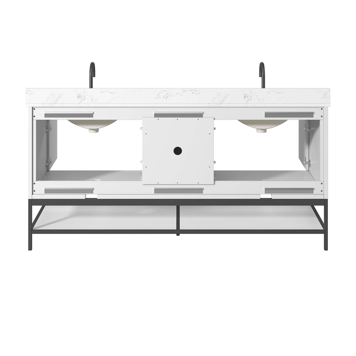 72" Mallory Vanity for Recatangular Undermount Sink