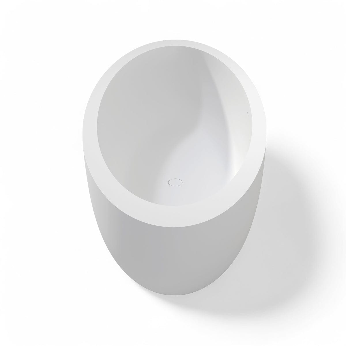 73" Link Solid Surface Stone Resin Freestanding Bathtub