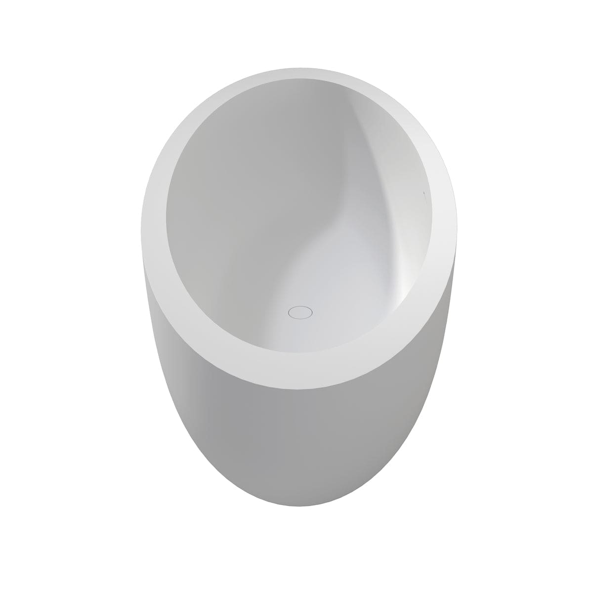 73" Link Solid Surface Stone Resin Freestanding Bathtub