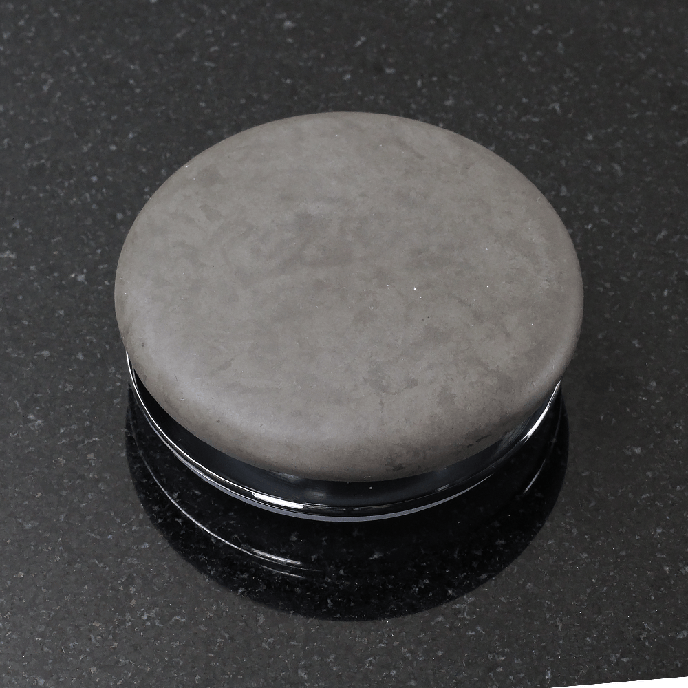 Amador Rectangular Cast Concrete Vessel Sink - Dark Grey