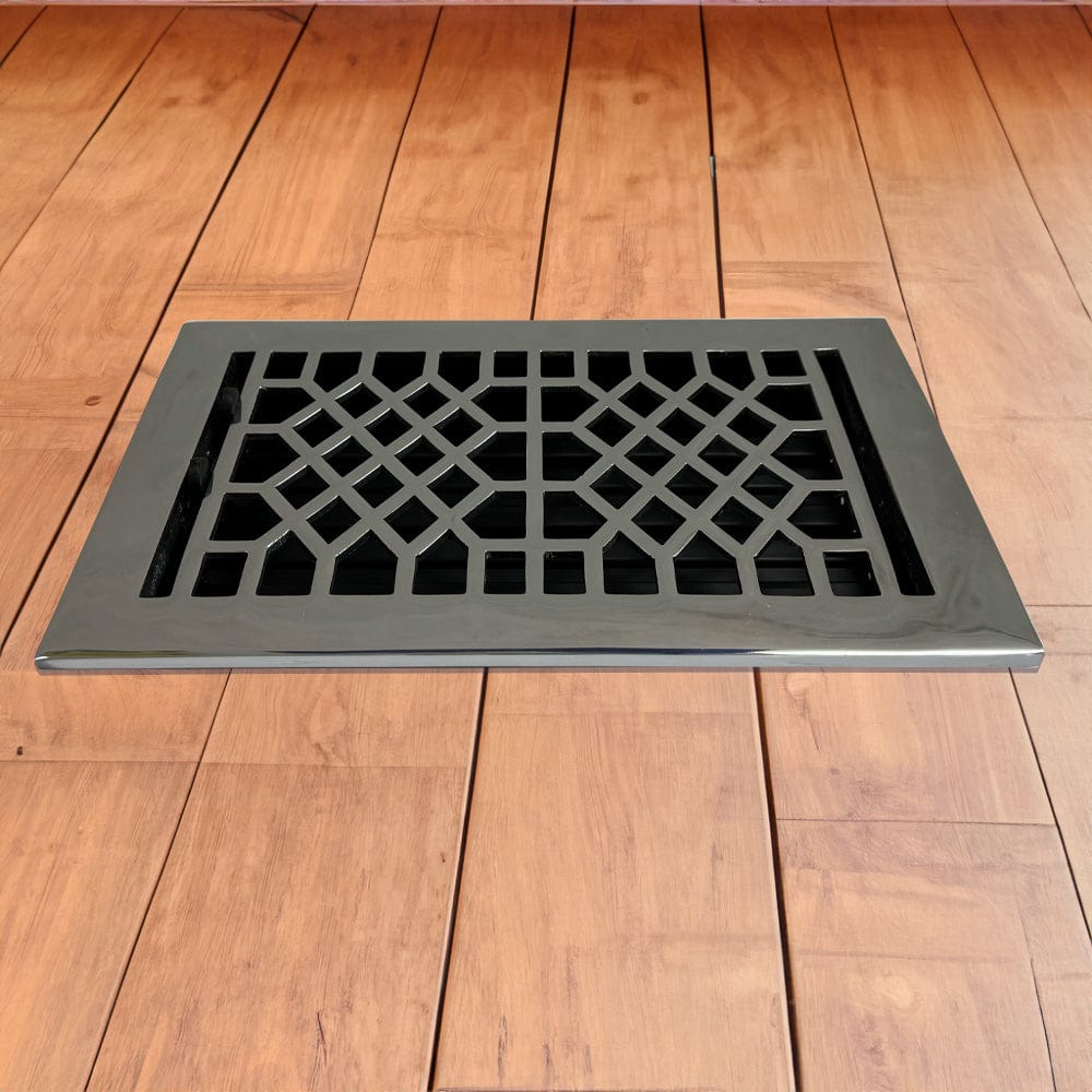 Antique Solid Brass Floor Register