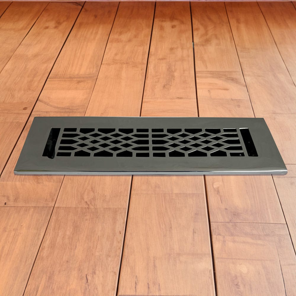 Antique Solid Brass Floor Register