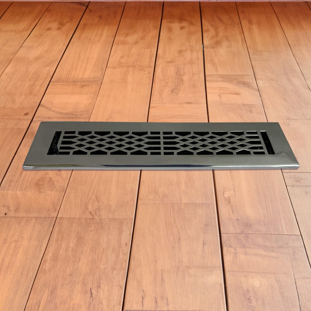 Antique Solid Brass Floor Register