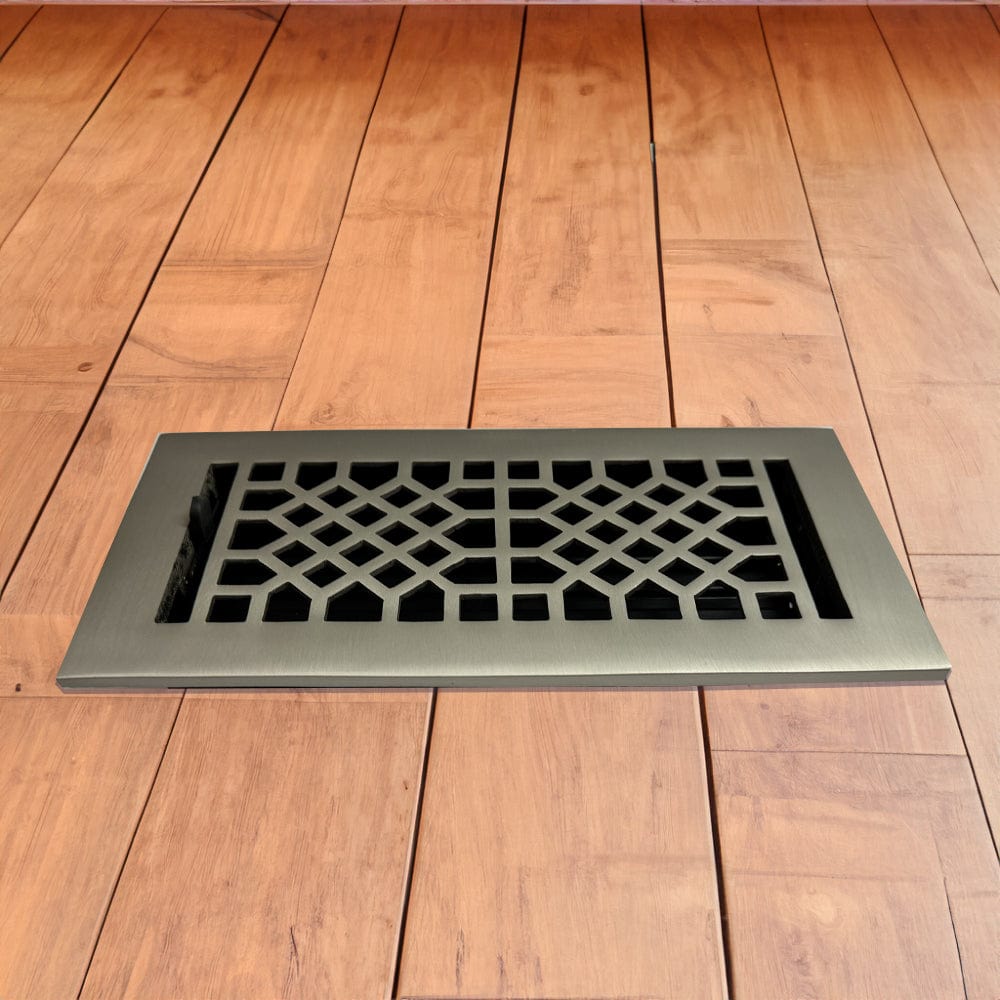 Antique Solid Brass Floor Register