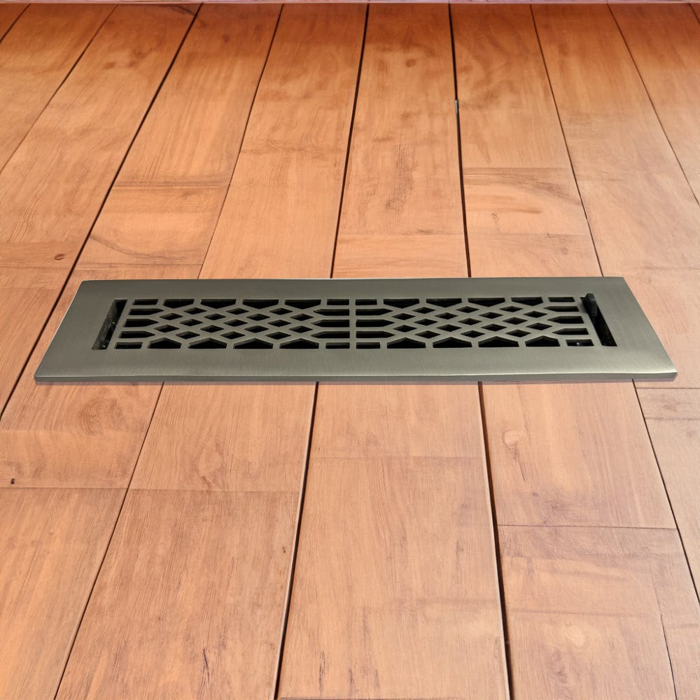 Antique Solid Brass Floor Register